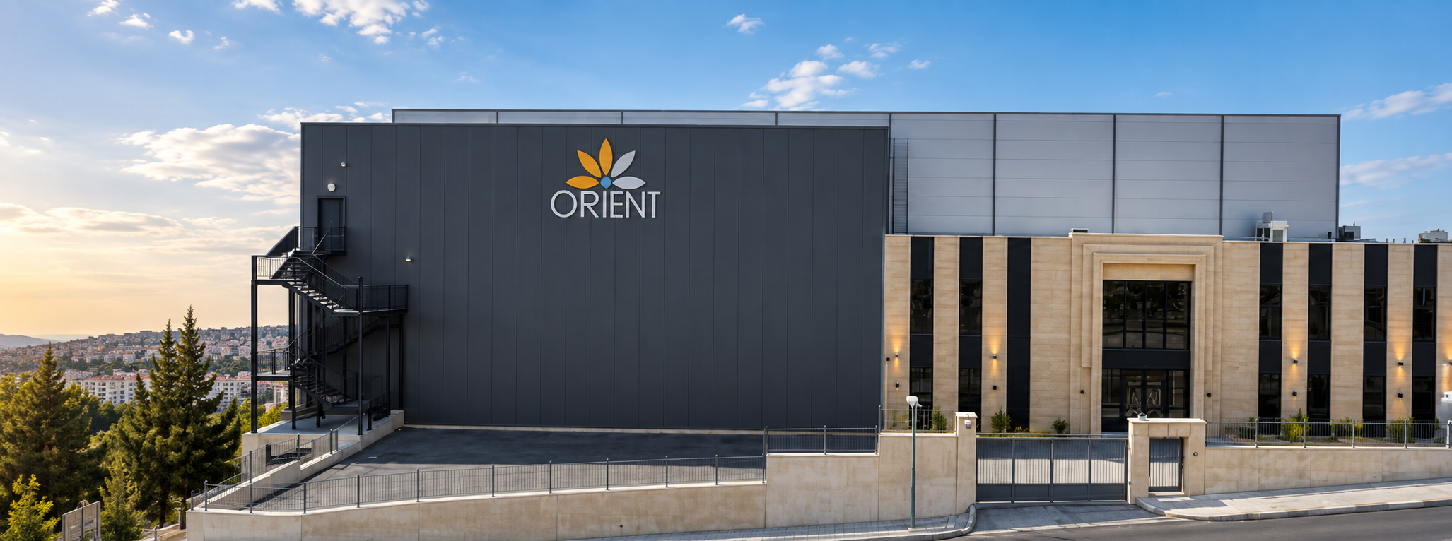 Orient industrial facility exterior